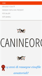 Mobile Screenshot of canineorg.it